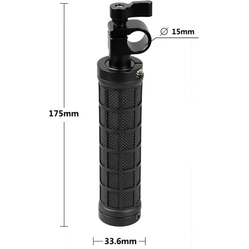 CAMVATE Handgrips with 15mm Rod Clamps (Set of 2, Black) - Image 6