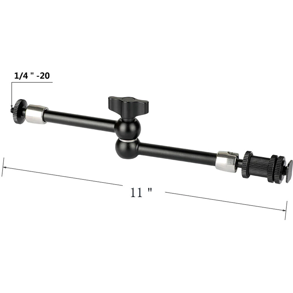 CAMVATE Magic Arms with Shoe Mounts (7 & 11", Black Knob) - Image 4