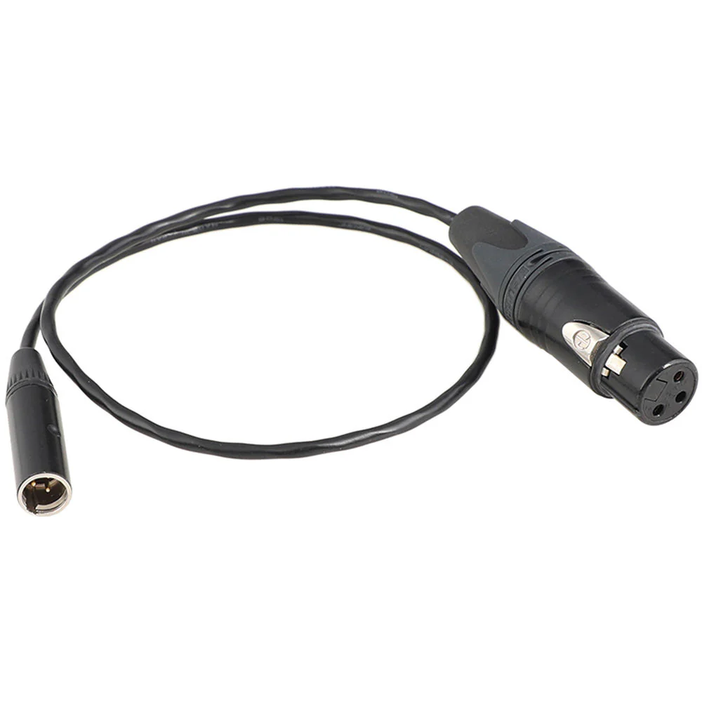 CAMVATE Mini 3Pin XLR Male To Full 3Pin XLR Female Cable For BMPCC 4K - Image 3
