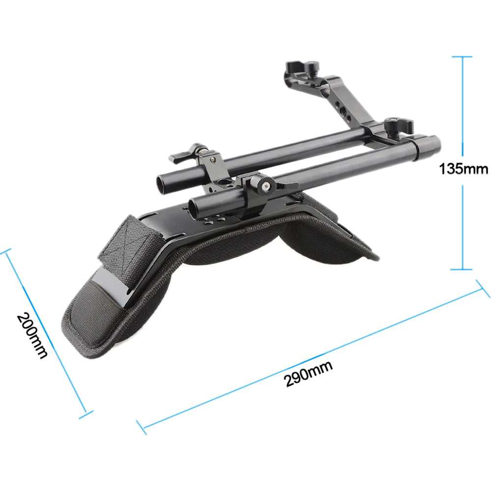 CAMVATE Shoulder Mount Kit with 15mm Rod Offset - Image 6