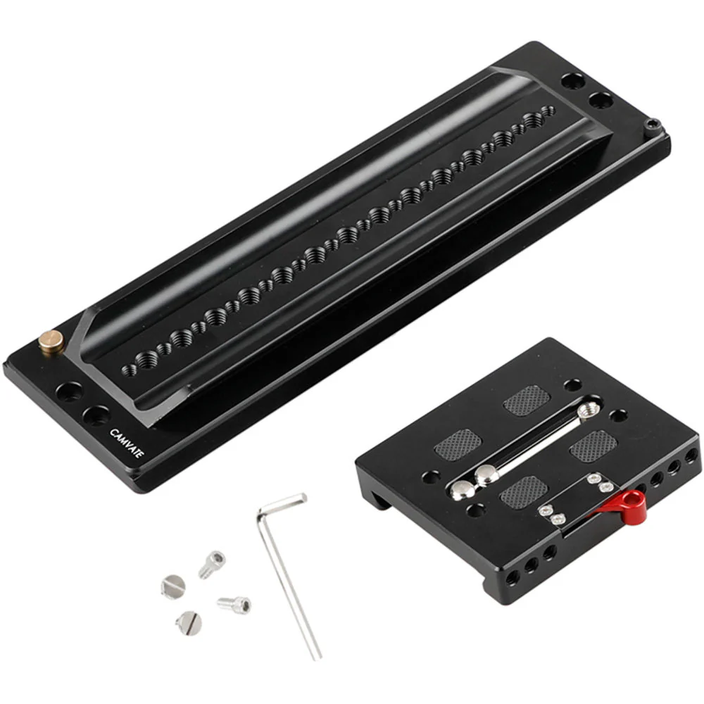 CAMVATE Standard ARRI 12" Dovetail Plate and QR Baseplate Set - Image 6