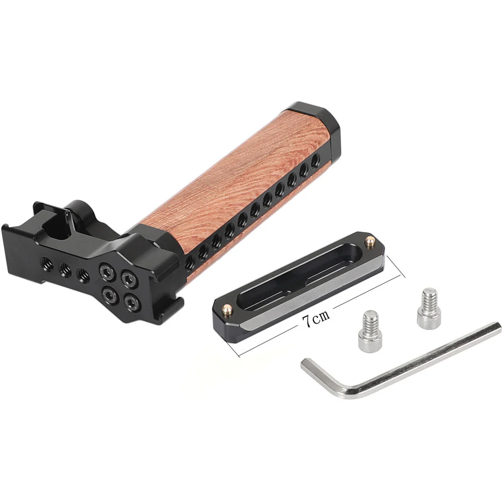 CAMVATE Wood Top Handle with 2.76" NATO Rail - Image 2