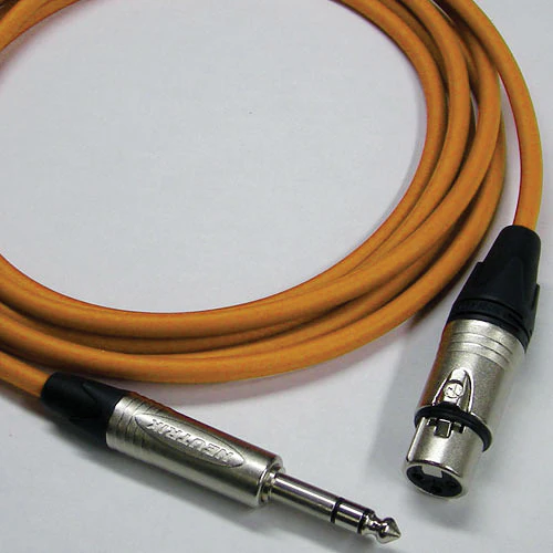 Canare Starquad XLRF-TRSM Cable (Orange, 6')