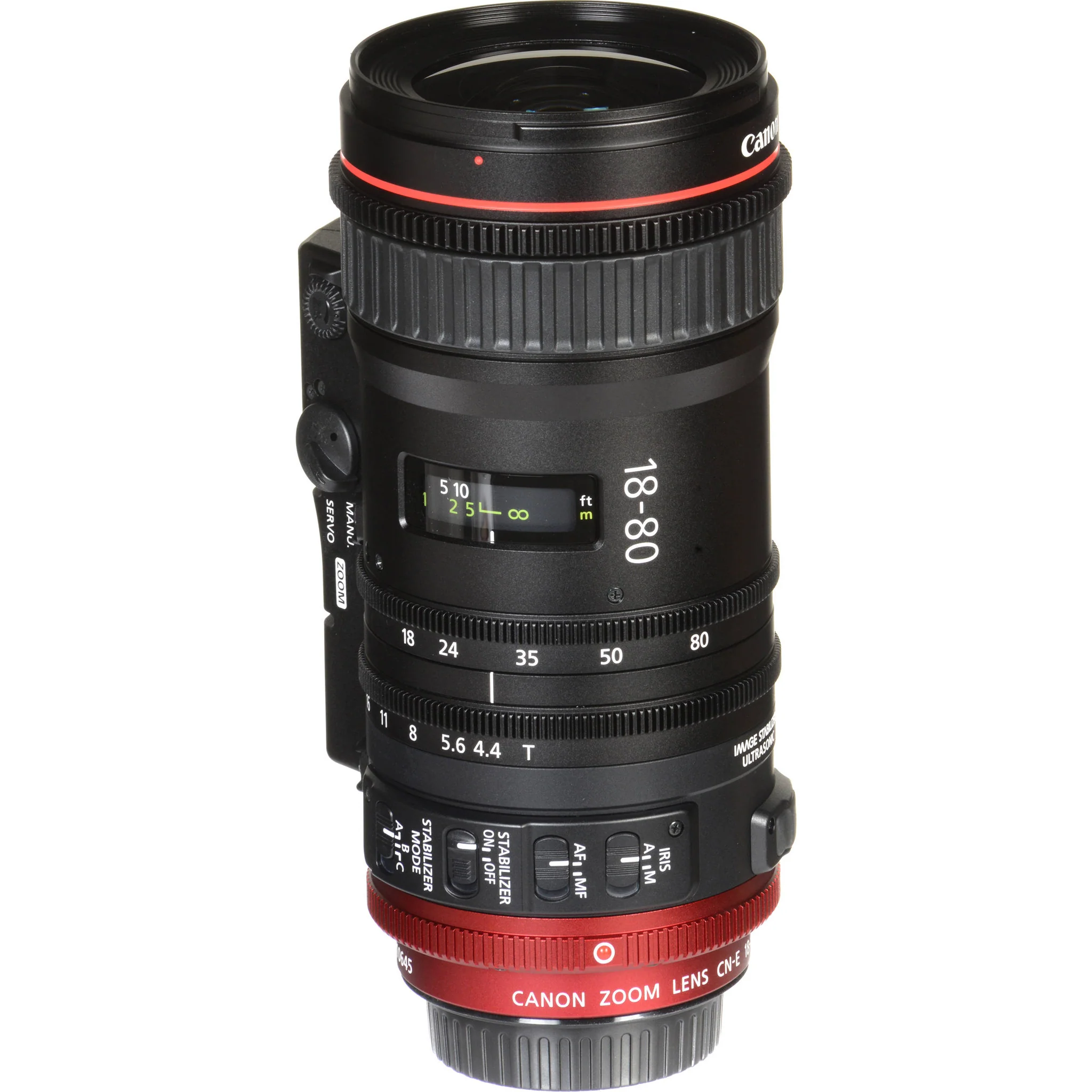 Canon CN-E 18-80mm T4.4 COMPACT-SERVO Cinema Zoom Lens (EF Mount) - Image 12