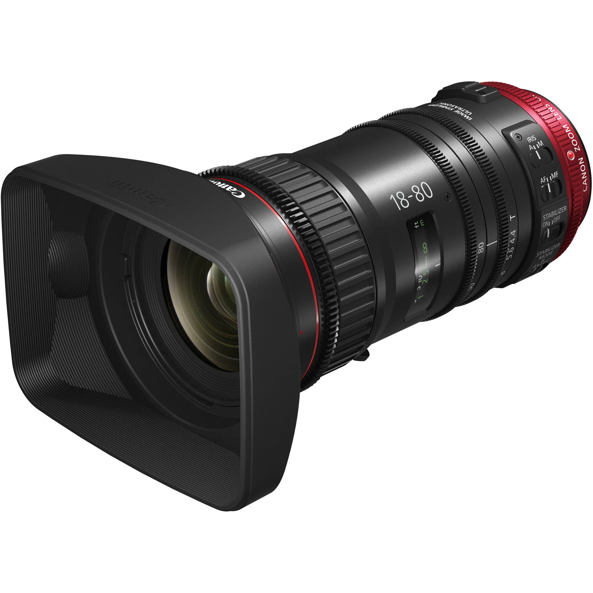 Canon CN-E 18-80mm T4.4 COMPACT-SERVO Cinema Zoom Lens (EF Mount) - Image 4