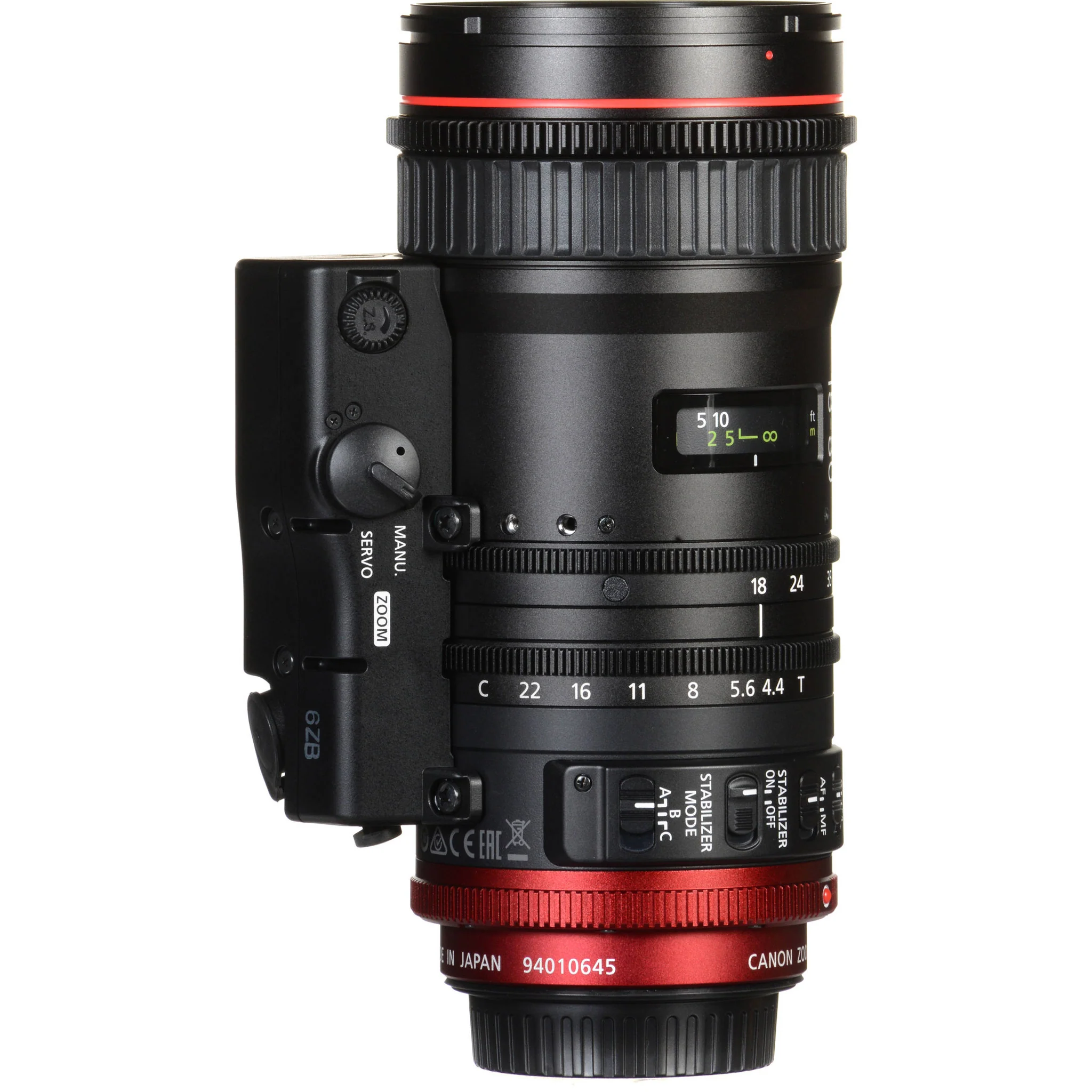 Canon CN-E 18-80mm T4.4 COMPACT-SERVO Cinema Zoom Lens (EF Mount) - Image 5