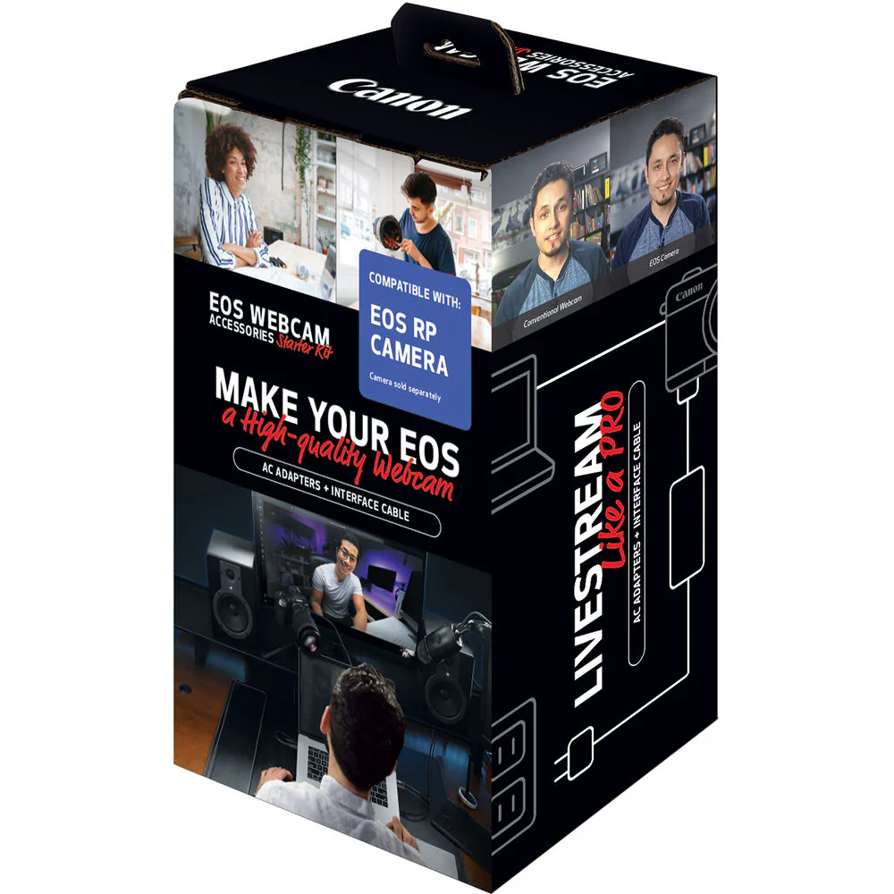 Canon EOS Webcam Accessories Starter Kit for EOS RP Mirrorless Digital Camera - Image 2