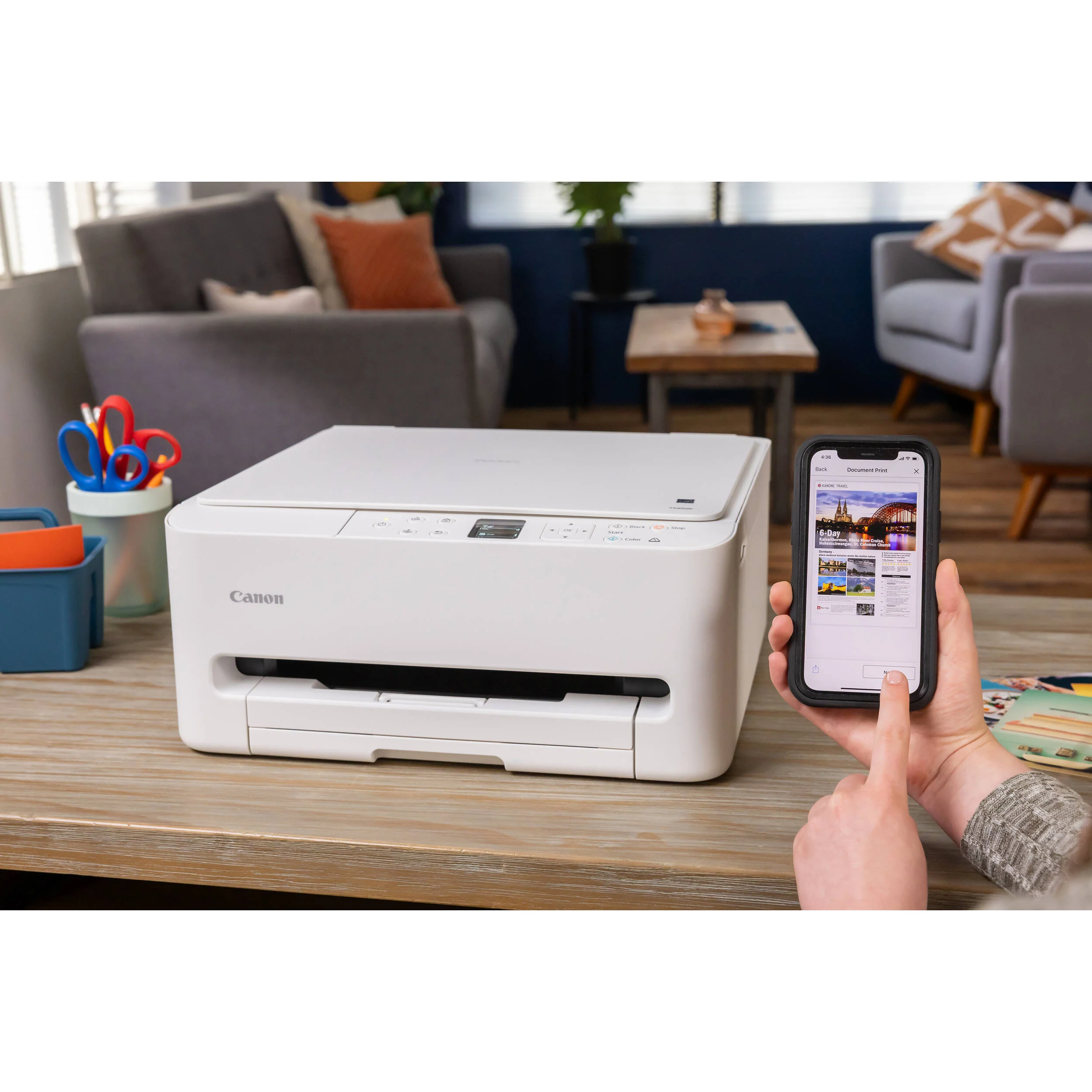 Canon PIXMA TS6520 Wireless Multifunction Inkjet Printer - Image 5