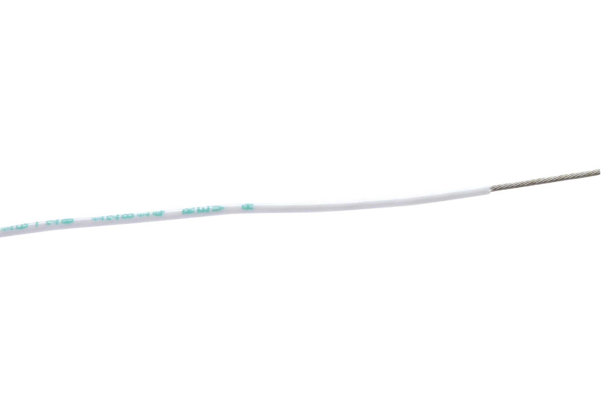 CARLISLEIT M22759/16-24-9 Wire, Stranded, Hook Up, MIL Spec M22759/16, 600V, ETFE, White, 24 AWG, 328 ft, 100 m