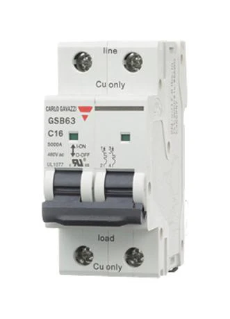 Carlo Gavazzi GSB632PC40 GSB632PC40 Thermal MAG CKT Breaker 2P 40A 277VAC New