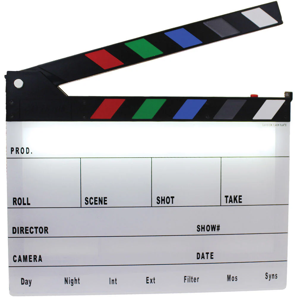 Cavision Next-Generation Slate with LED Light and Color Clap Sticks - Image 4
