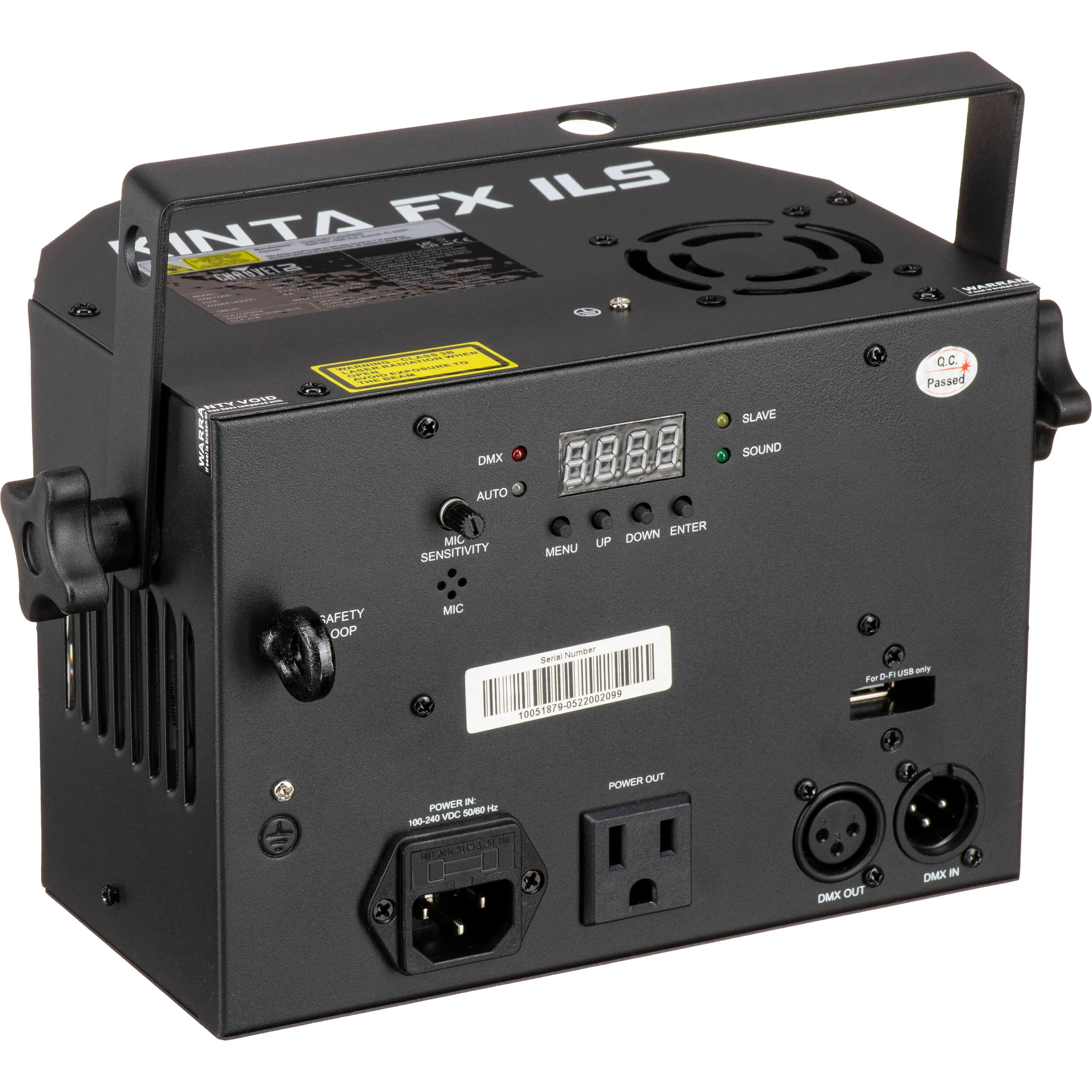 CHAUVET DJ Kinta FX ILS RGBW LED Derby, Laser, LED, Strobe Multi-Effect Fixture - Image 4