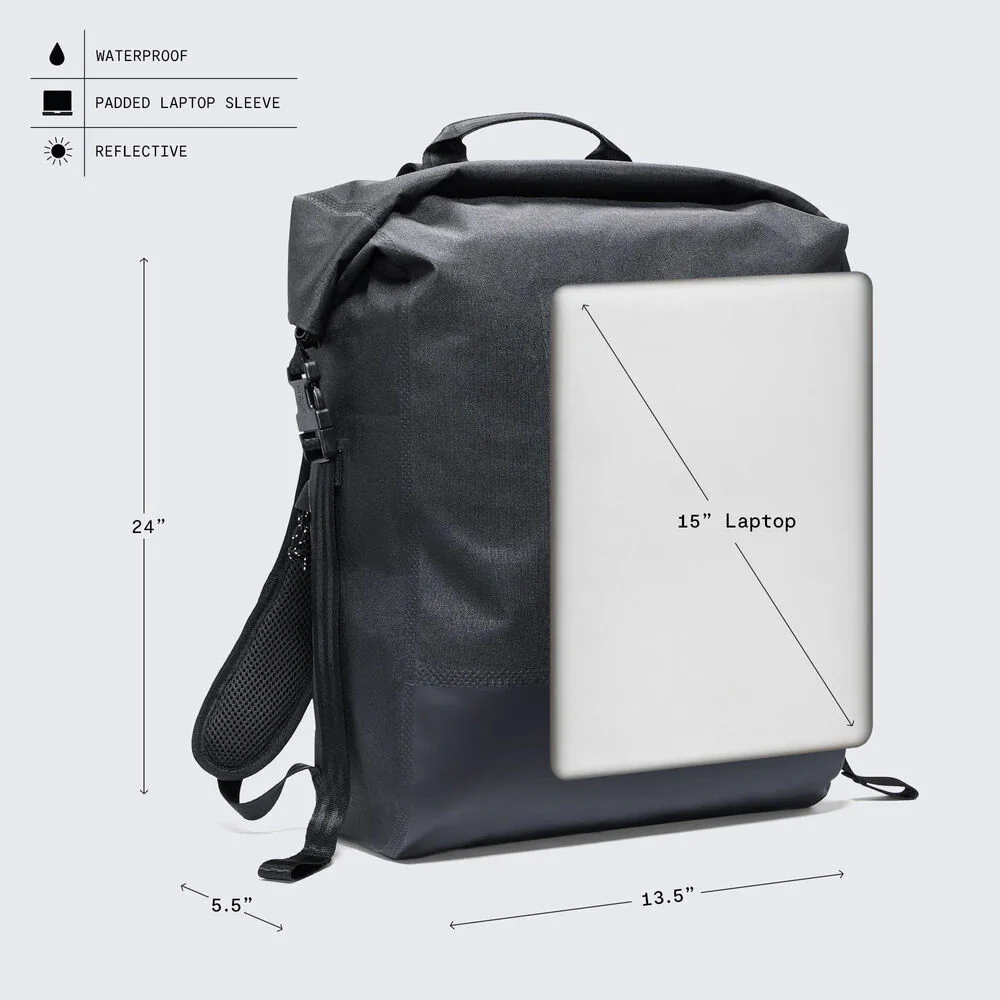 Chrome Industries Urban Ex Backpack (Black, 30L) - Image 6