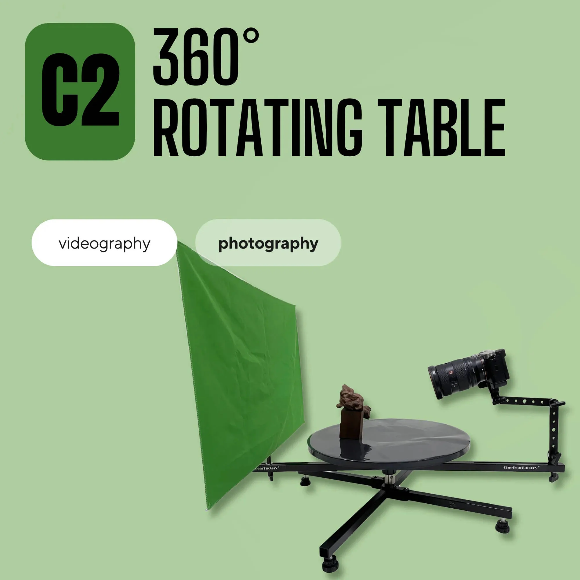CineGearFactory C2 360° Rotating Camera Platform - Image 2