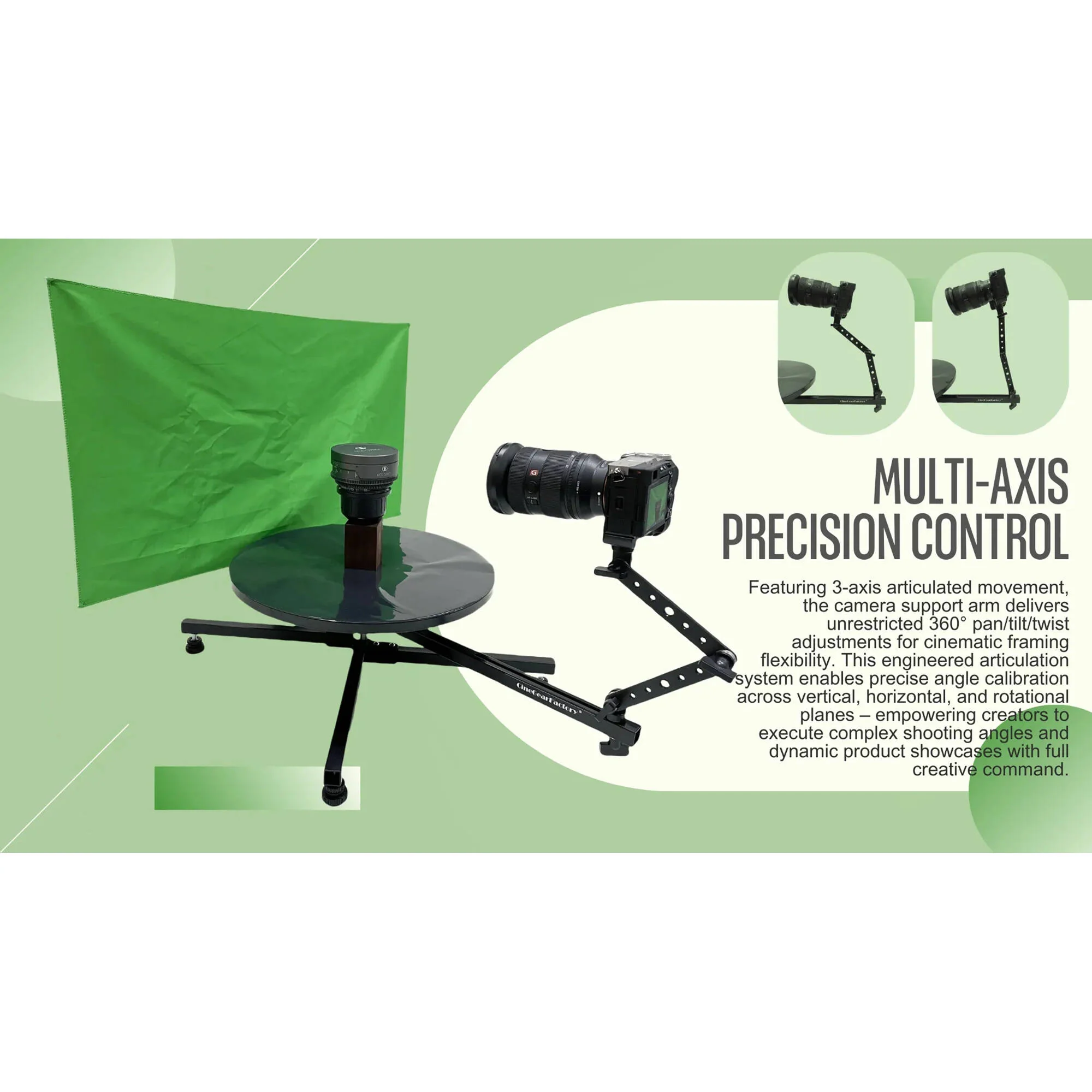 CineGearFactory C2 360° Rotating Camera Platform - Image 4