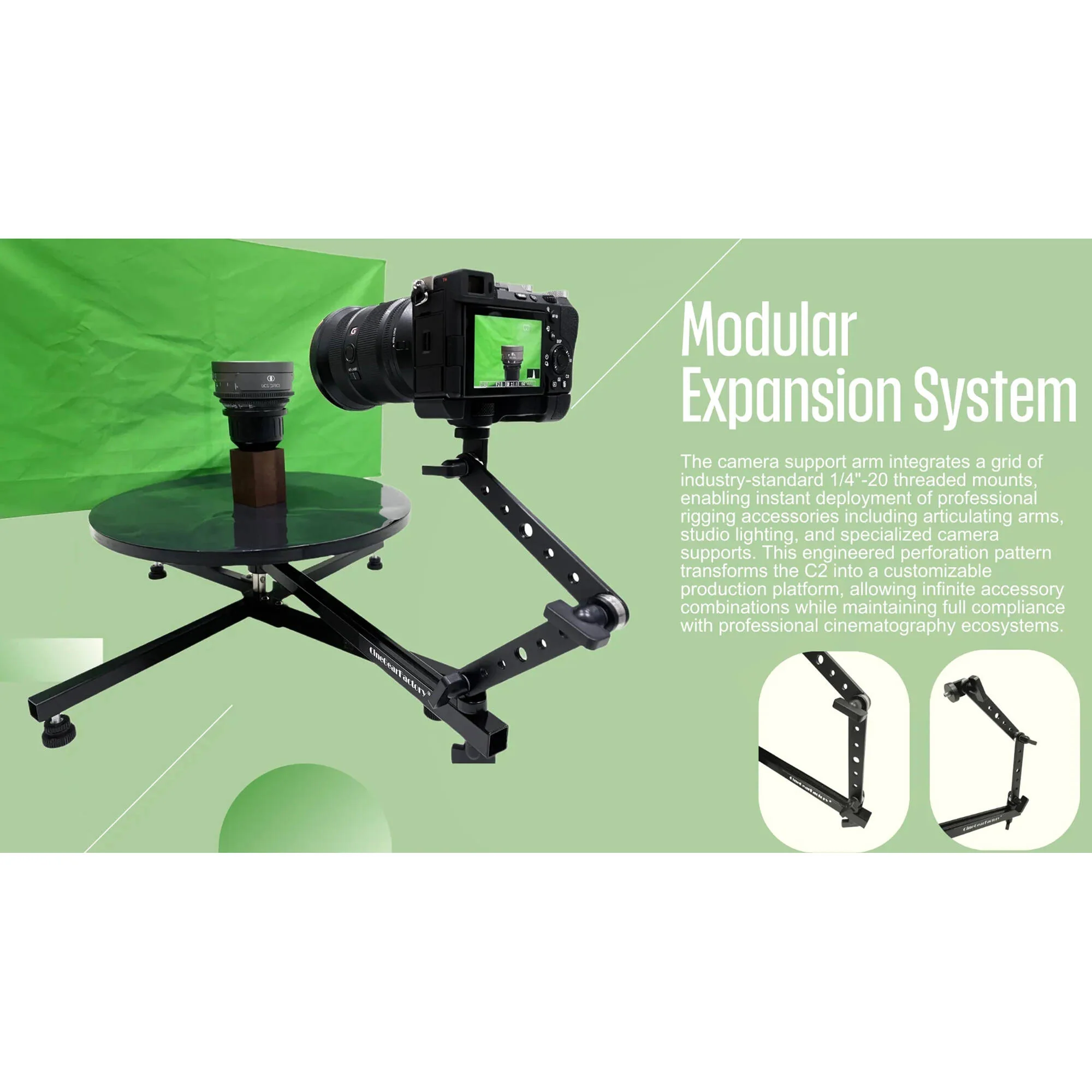CineGearFactory C2 360° Rotating Camera Platform - Image 5