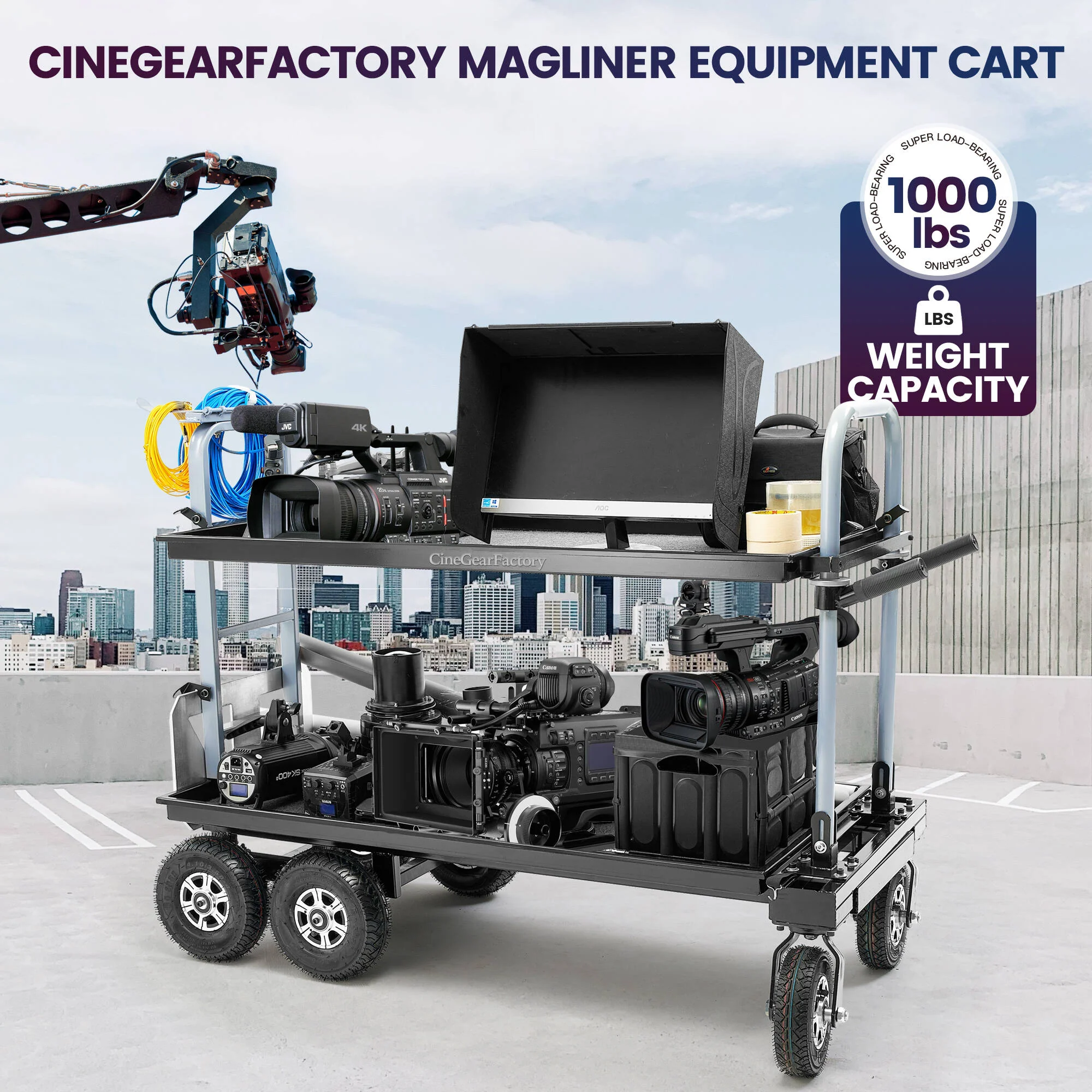 CineGearFactory Magliner Equipment Cart (Small) - Image 3