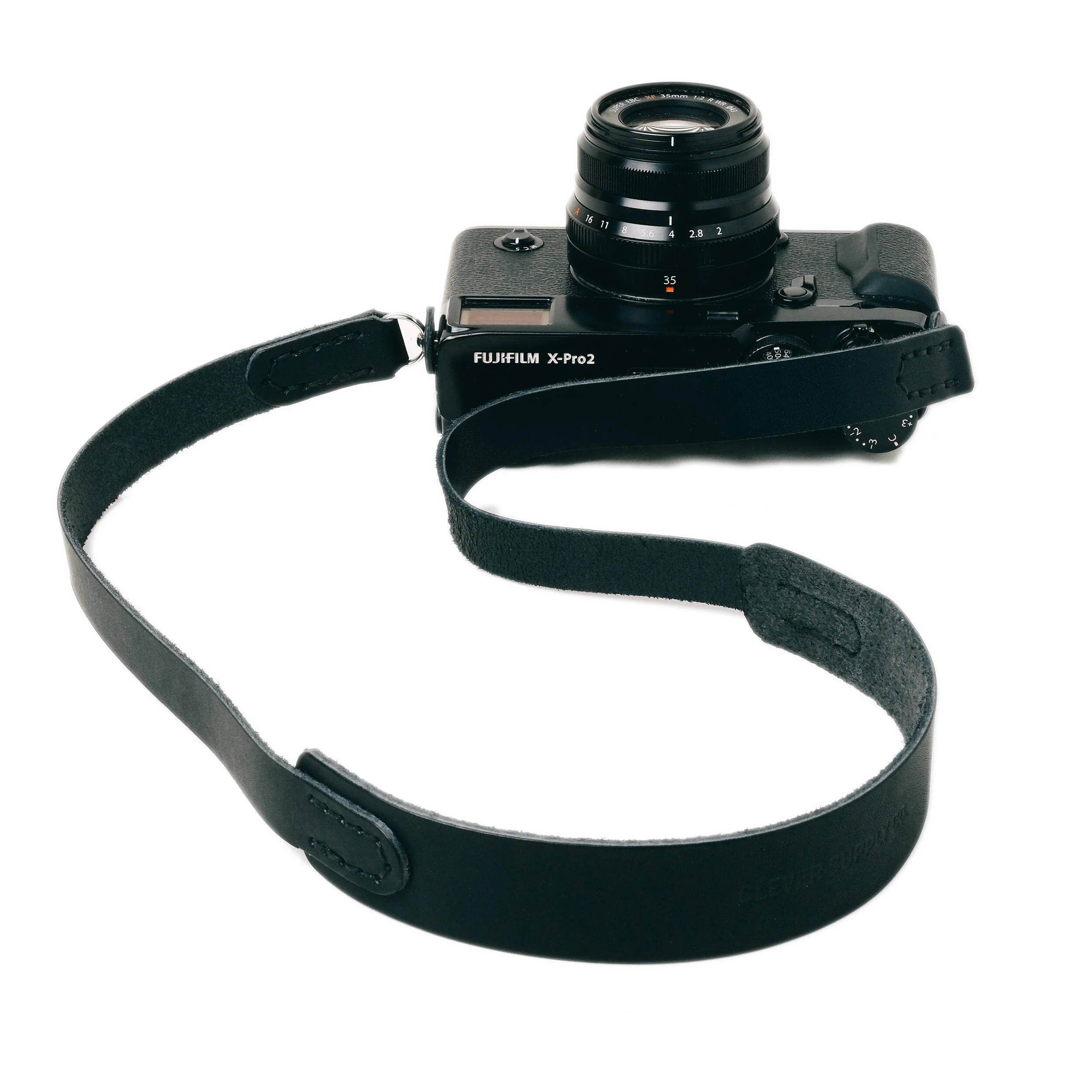 Clever Supply Co. Traditional Camera Strap (Black, 50") - Image 3