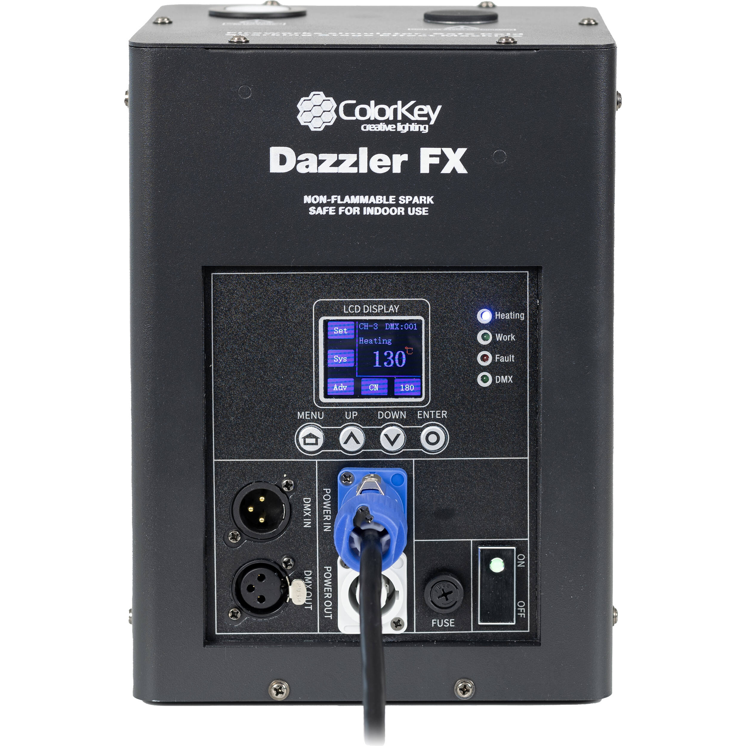 ColorKey Dazzler FX MKII Cold Spark Machine (Black) - Image 3