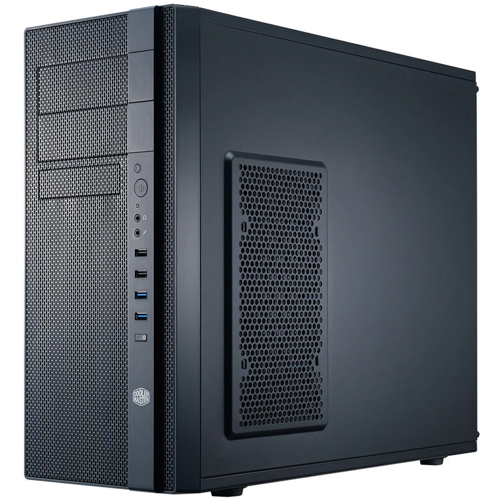 Cooler Master Mid Tower Micro-ATX/ATX Computer Case (Midnight Black) - Image 3