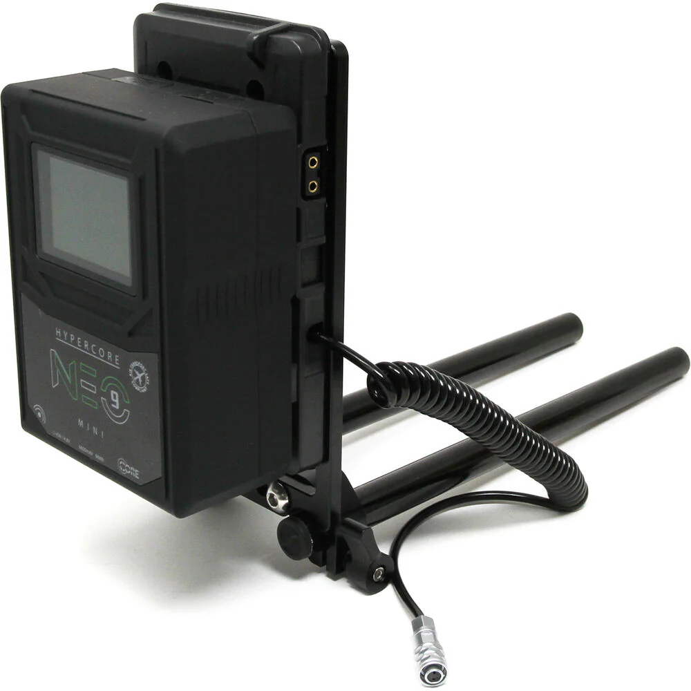 Core SWX Battery Plate with Cheese Plate & 15mm LWS Rod Clamp for BMPCC 6K/4K (V-Mount) - Image 2