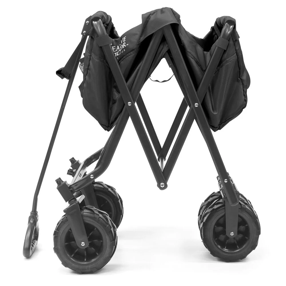 Creative Outdoor Distributor All-Terrain Folding Wagon (Black) - Image 2