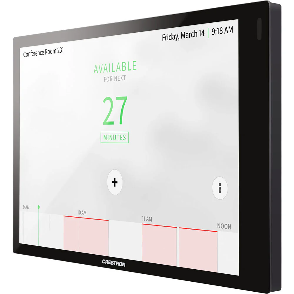 Crestron 7" Room Scheduling Touchscreen (Black) - Image 2