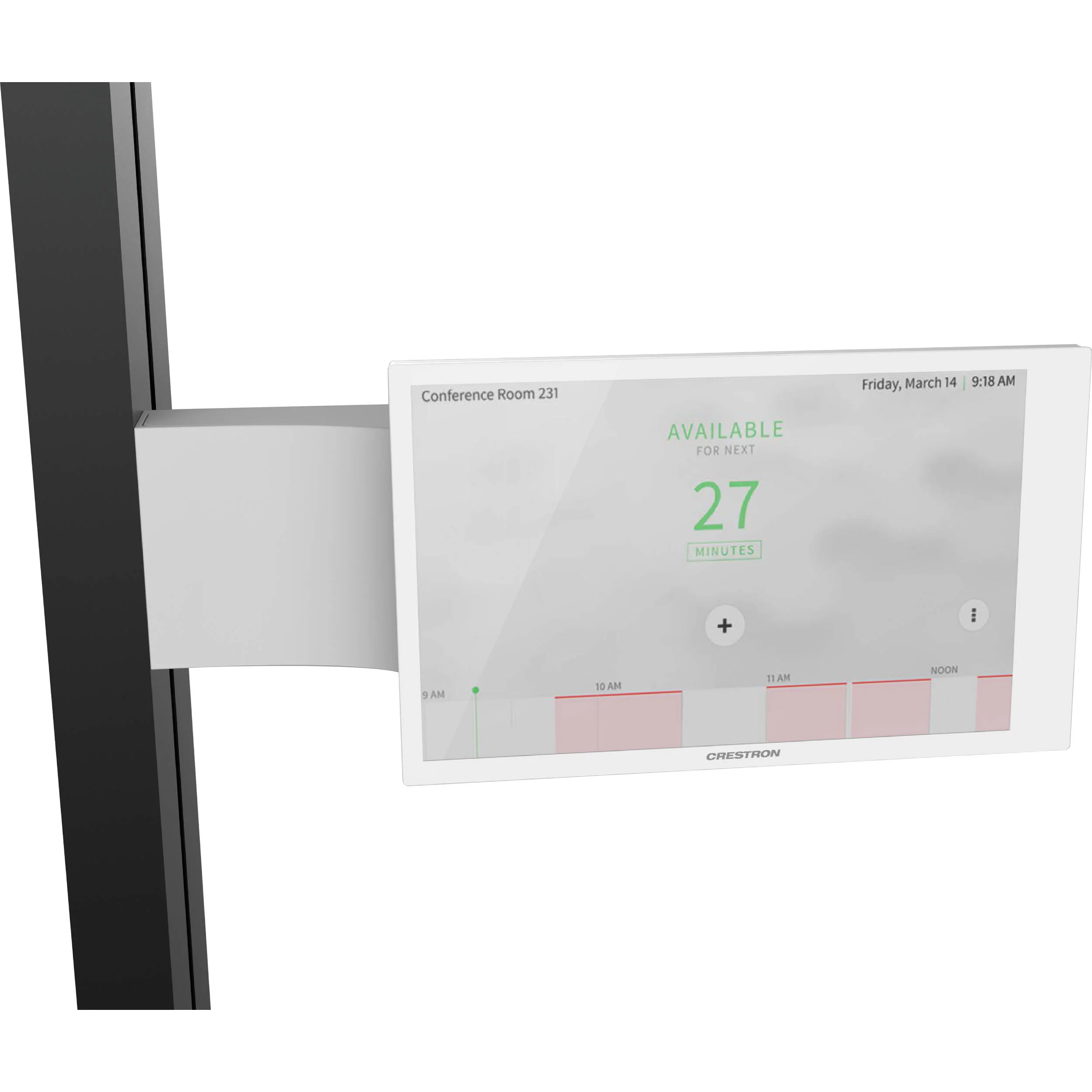 Crestron Mullion Mount Kit for TSW770, TSW1070, TSS770 & TSS1070 (White) - Image 3