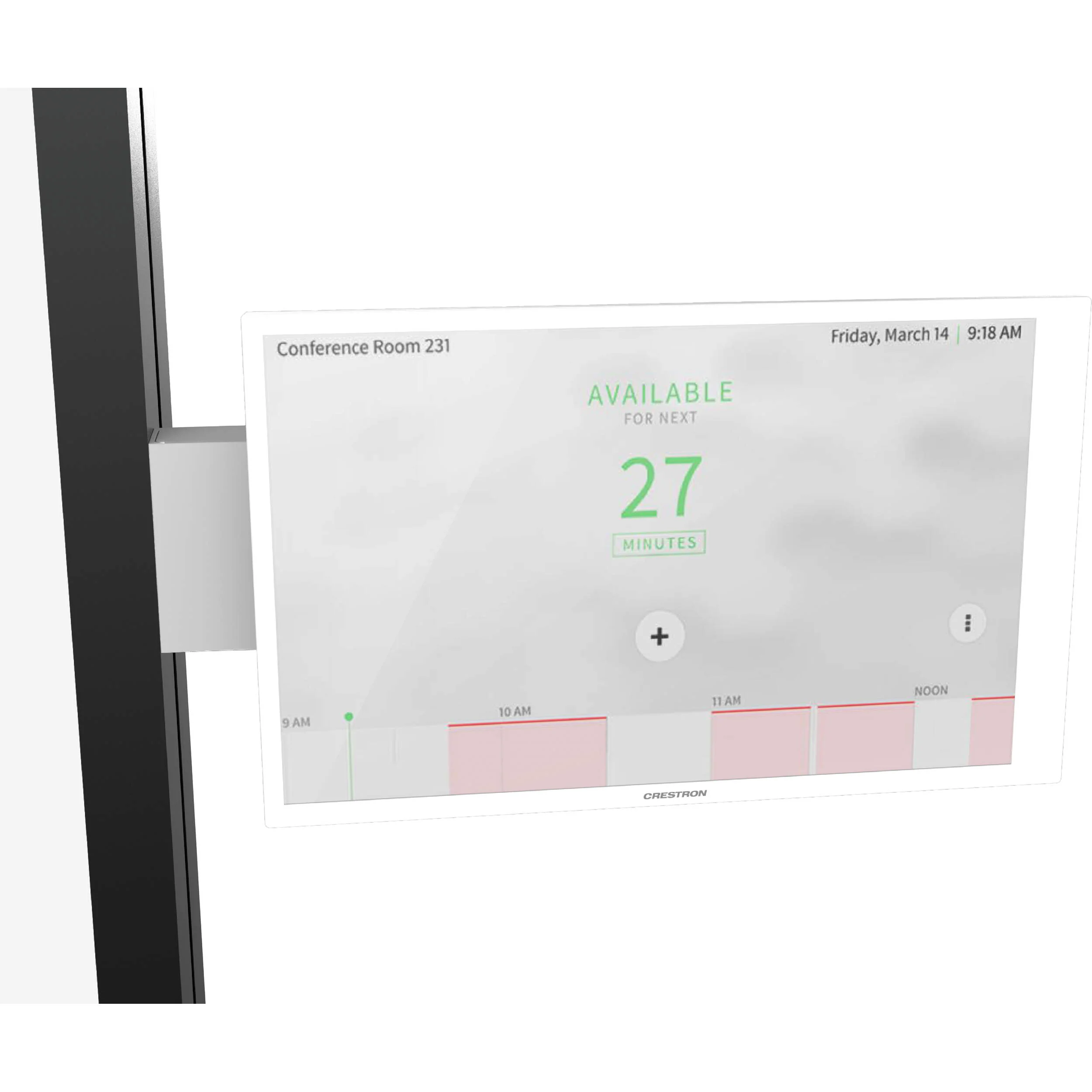 Crestron Mullion Mount Kit for TSW770, TSW1070, TSS770 & TSS1070 (White) - Image 5