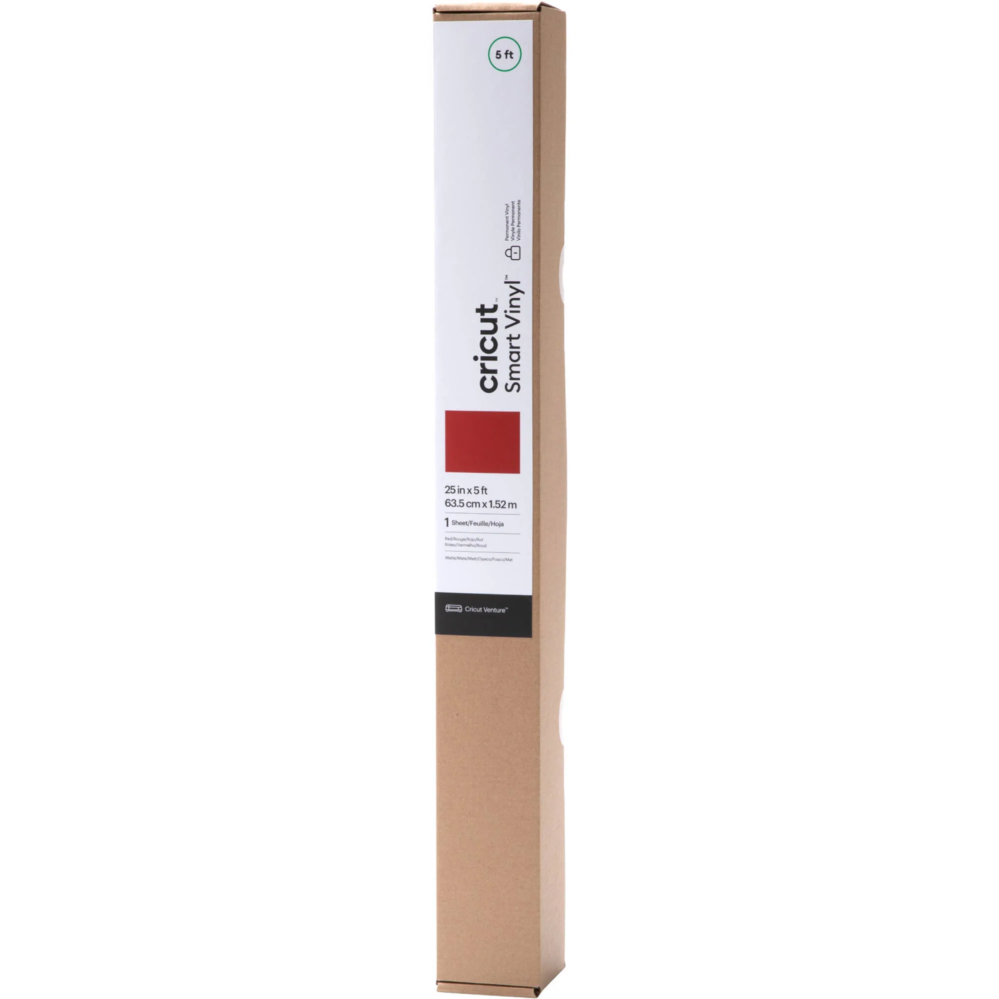 Cricut Smart Vinyl Permanent (Red, 25"x5') - Image 2
