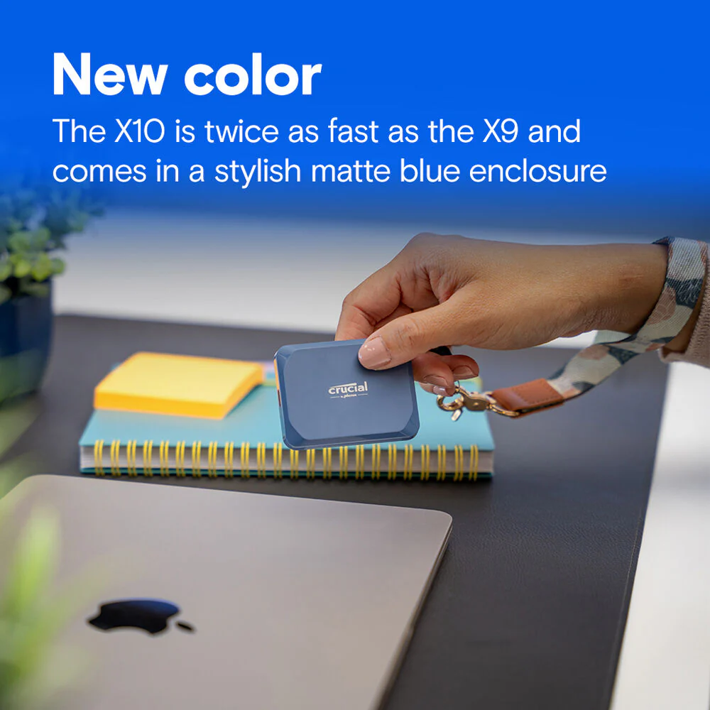 Crucial 2TB X10 USB 3.2 Gen 2x2 Portable SSD - Image 6