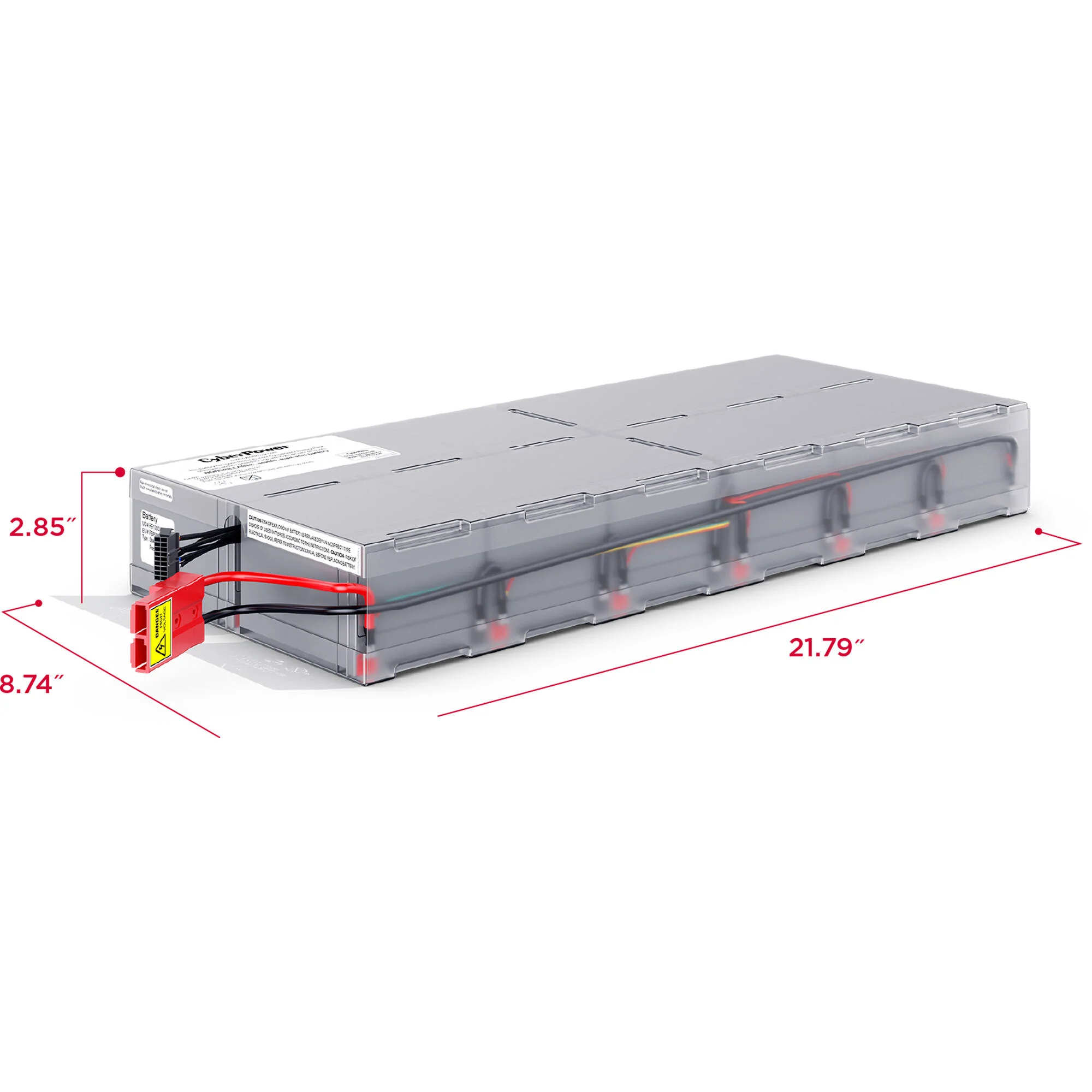 CyberPower RB1260X12 Sealed Lead Acid Battery for OL5KRTHD or OL6KRTHD UPS System (12 VDC, 6Ah) - Image 3