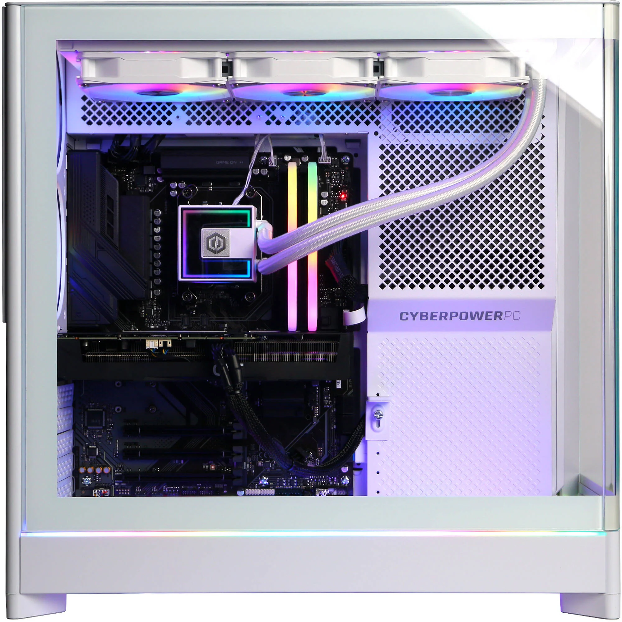 CyberPowerPC Gamer Supreme Liquid Cool Desktop Computer (White) - Image 5