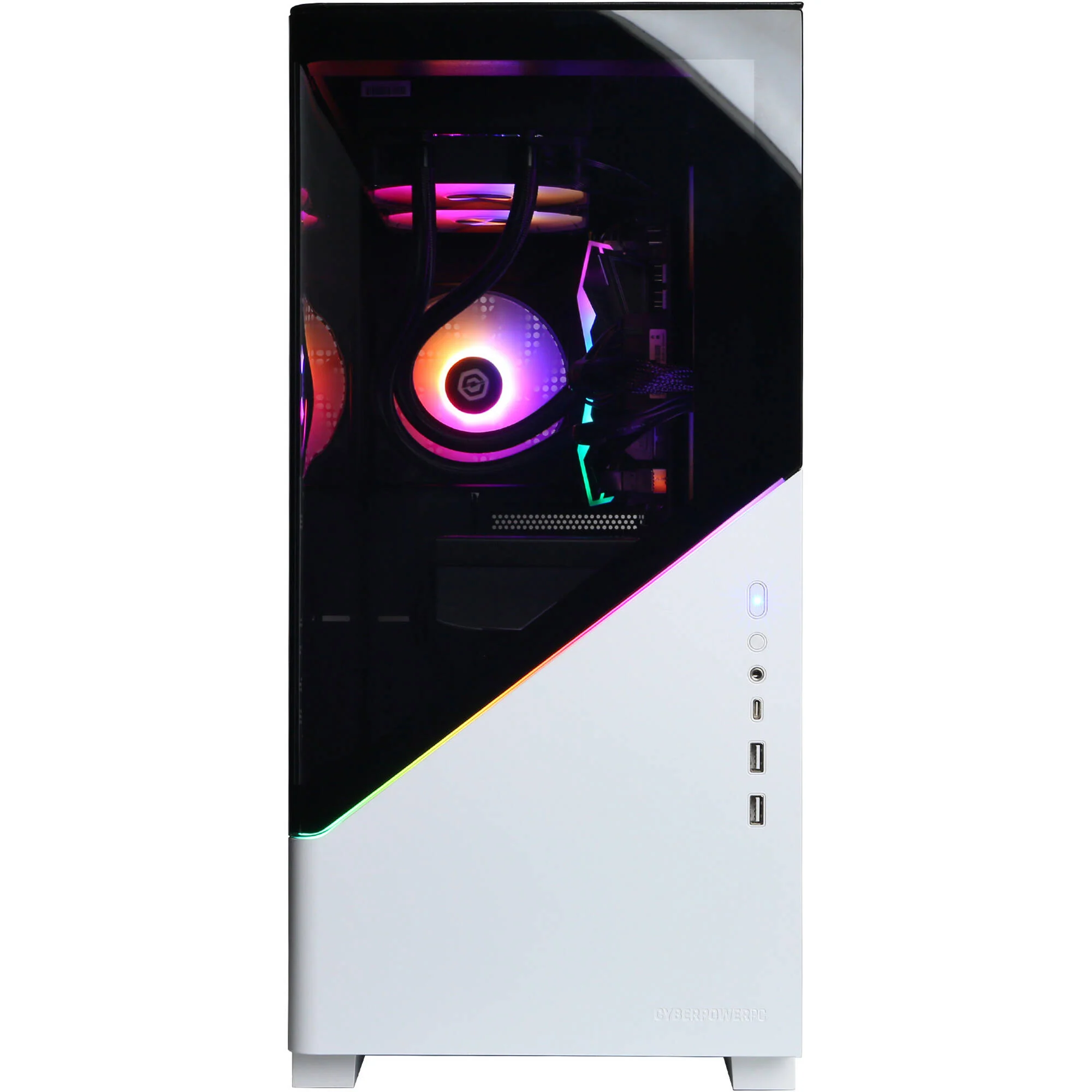 CyberPowerPC Gamer Supreme Liquid Cool Desktop Computer (White) - Image 2