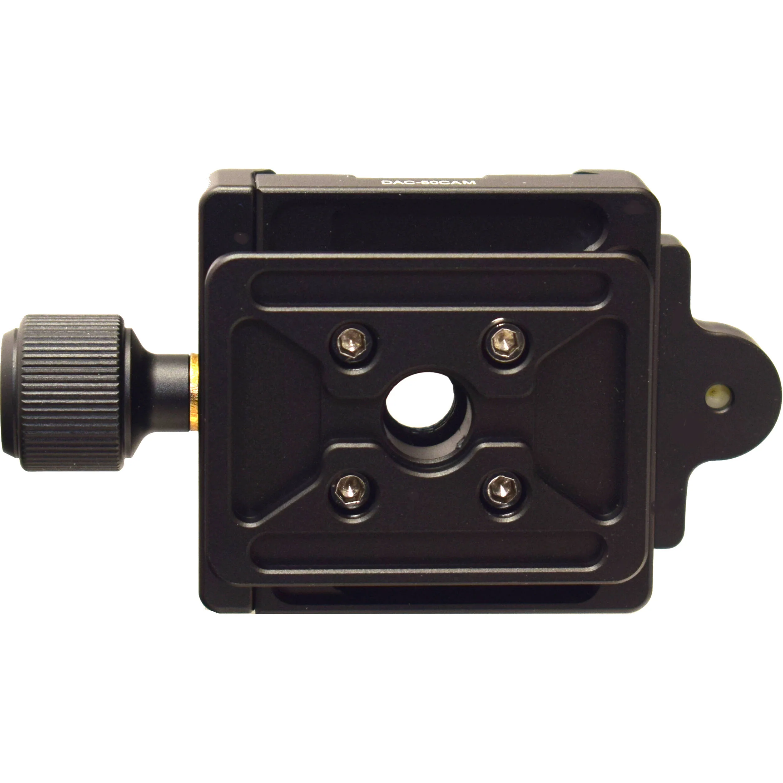 Desmond DAC-50CAM Bi-Directional 50mm QR Clamp for Arca-Type QR Plates with Removable Arca-Type&nbsp;and Manfrotto Base Mounting Plate - Image 2