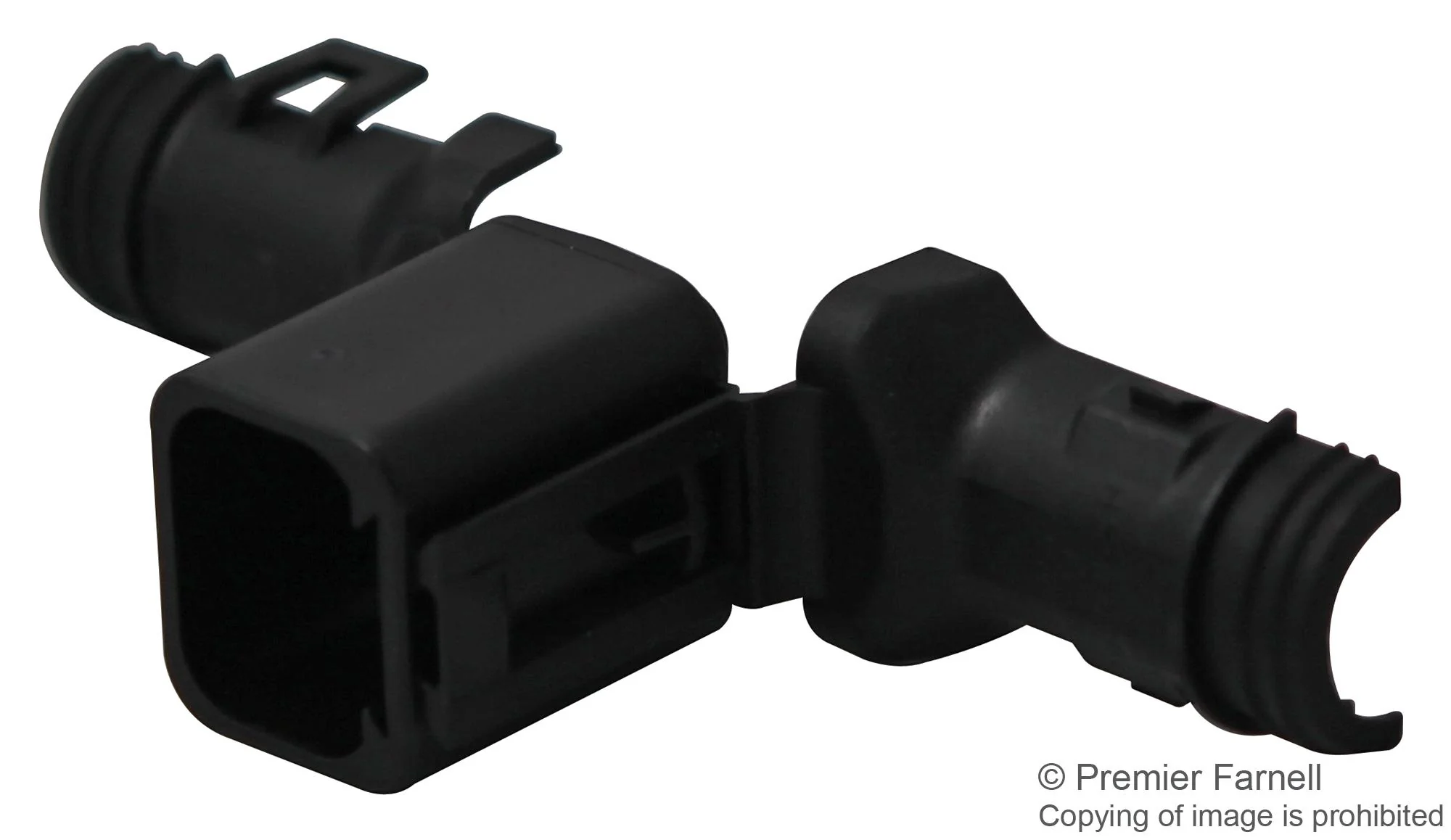 Deutsch - TE Connectivity 1011-265-0405 1011-265-0405 Connector Backshell 4 Way Receptacle 180&deg; Plastic Body DT - Image 2