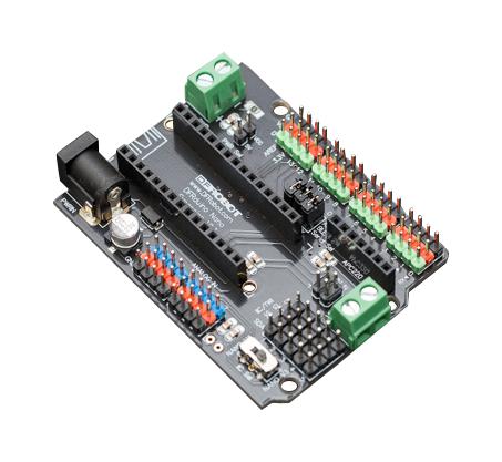 Dfrobot DFR0012 DFR0012 Expansion Board Gravity Nano I/O Shield Arduino Nano/DFRduino V3 &amp; V4/Bluno Boards - Image 3