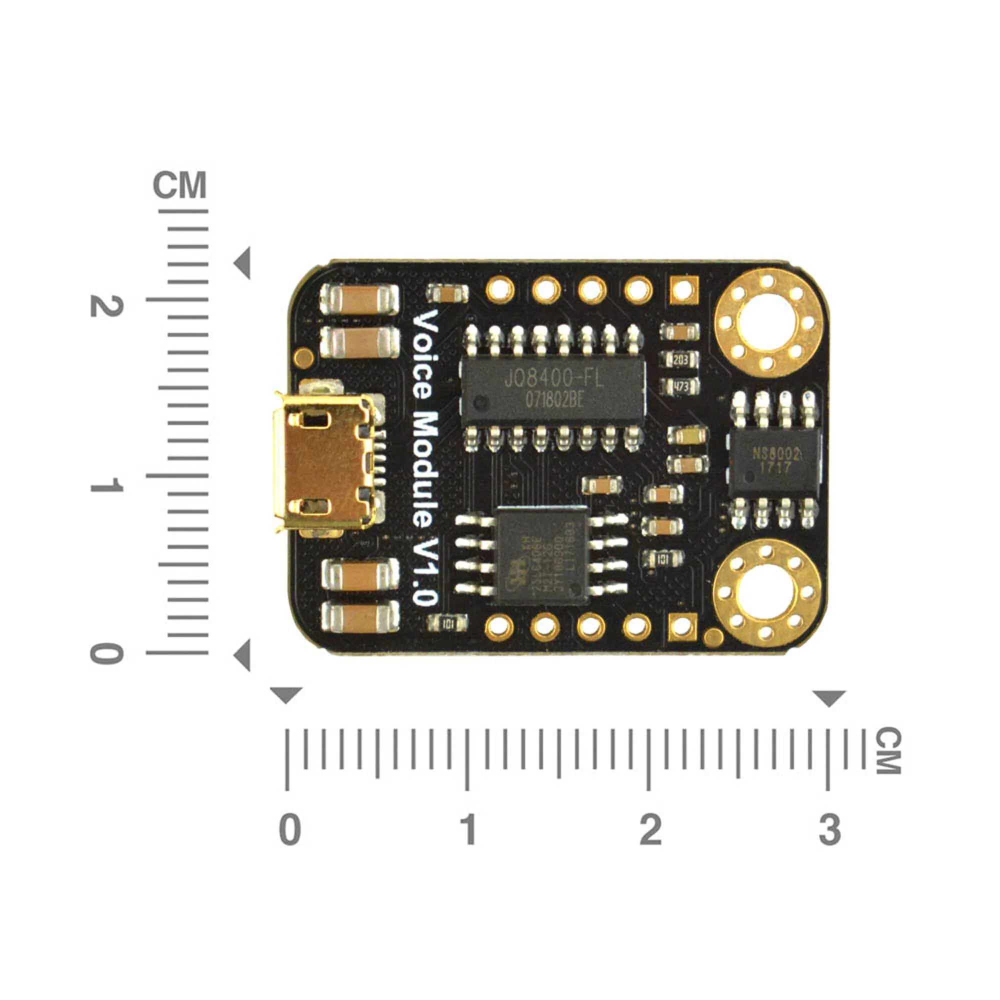 Dfrobot DFR0534 DFR0534 Gravity Uart MP3 Voice Module With 8MB Flash Memory for Arduino Board - Image 3