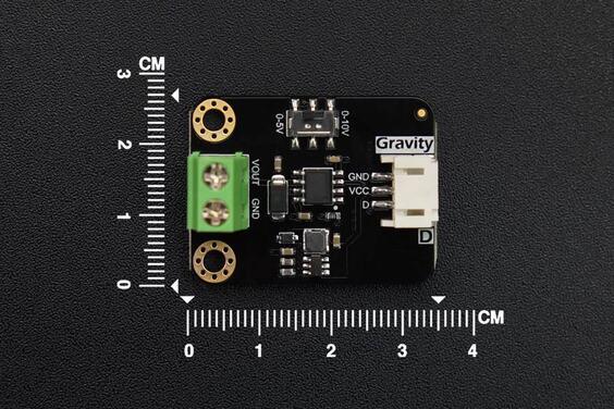 DFROBOT DFR1036 PWM to DAC Module, GP8101S, 1Channel, 0 to 5V/10V, DFRduino UNO v3.0 Boards - Image 2