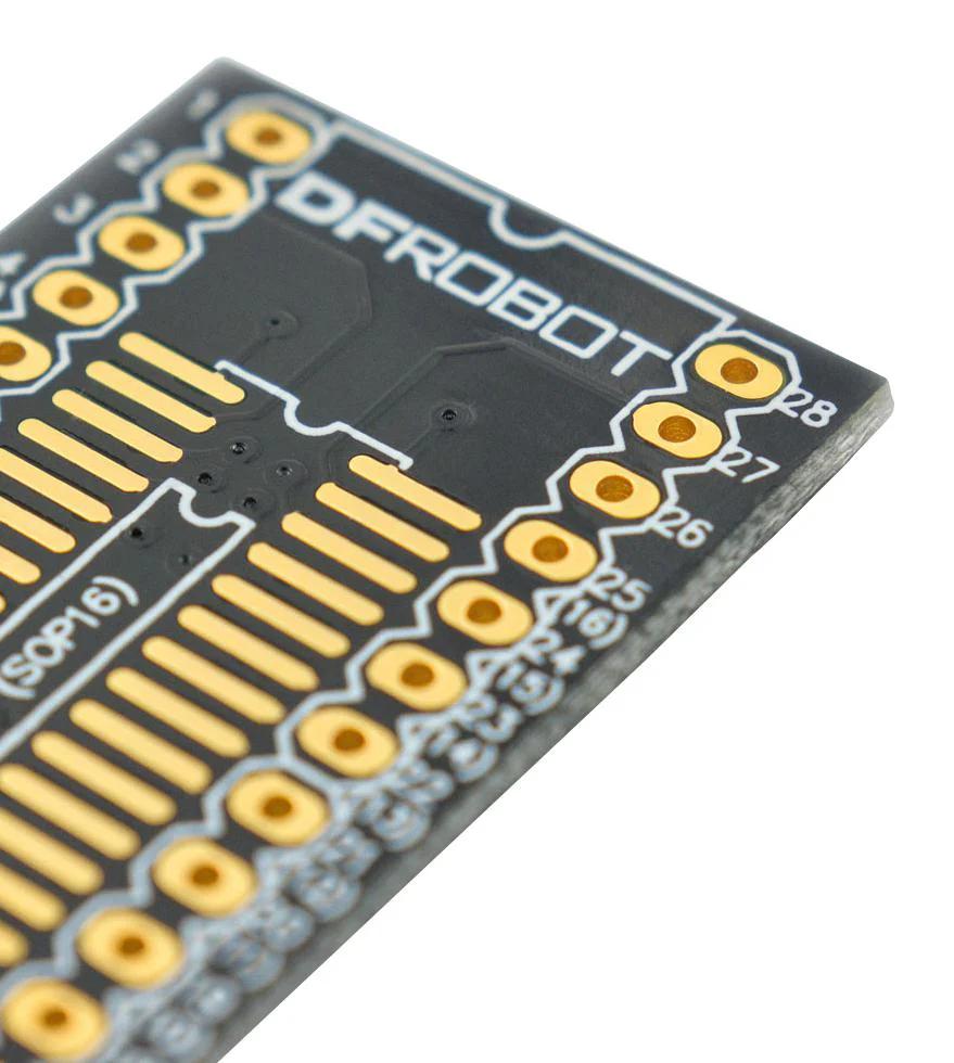 Dfrobot FIT0291 FIT0291 IC Adapter Board 22 mm x 37.5 1.6 8-Sop/ 16-Sop/ 28-Sop To 16-Dip/ 28-Dip New - Image 4