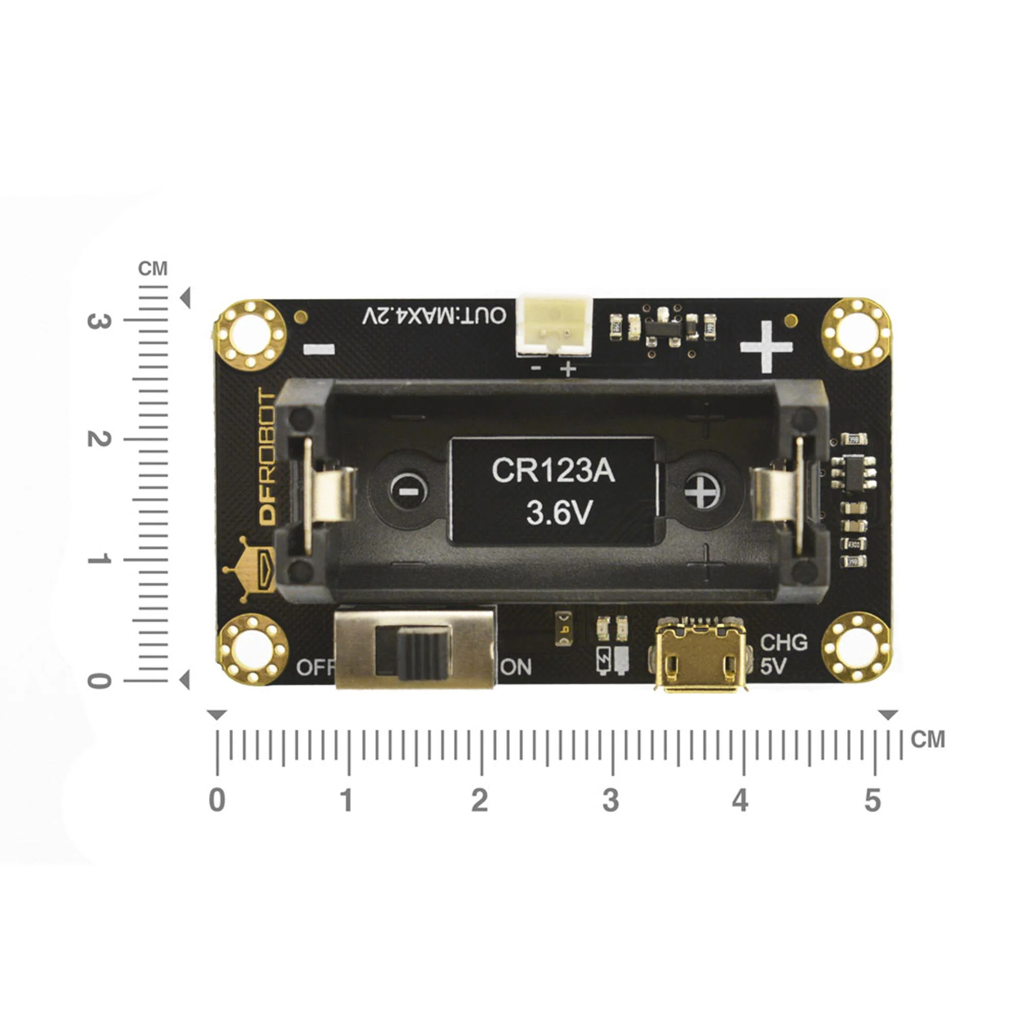 Dfrobot FIT0611 FIT0611 Battery Holder CR123A Li-ion For BBC Micro:bit Boards - Image 2