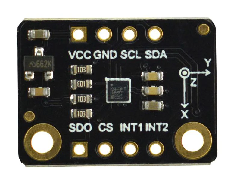 Dfrobot SEN0405 SEN0405 Accelerometer Board Fermion Triple Axis LIS2DW12 Arduino &Acirc;&plusmn;16g New - Image 2