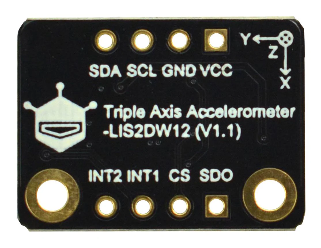 Dfrobot SEN0405 SEN0405 Accelerometer Board Fermion Triple Axis LIS2DW12 Arduino &Acirc;&plusmn;16g New - Image 3