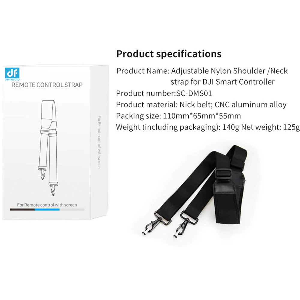 DigitalFoto Solution Limited Adjustable Shoulder/Neck Strap for DJI Smart Controller - Image 6