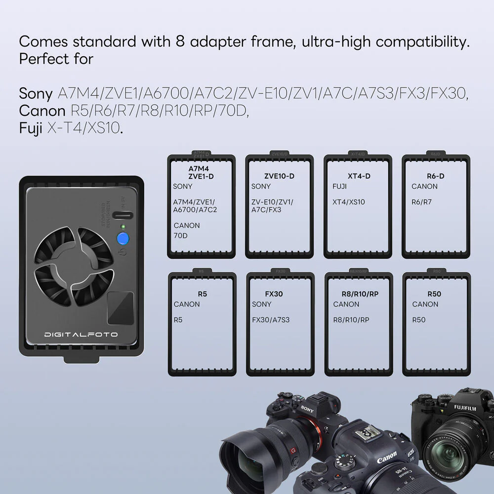 DigitalFoto Solution Limited ICEMAN-SE Intelligent External Cooler System for Select Cameras - Image 6