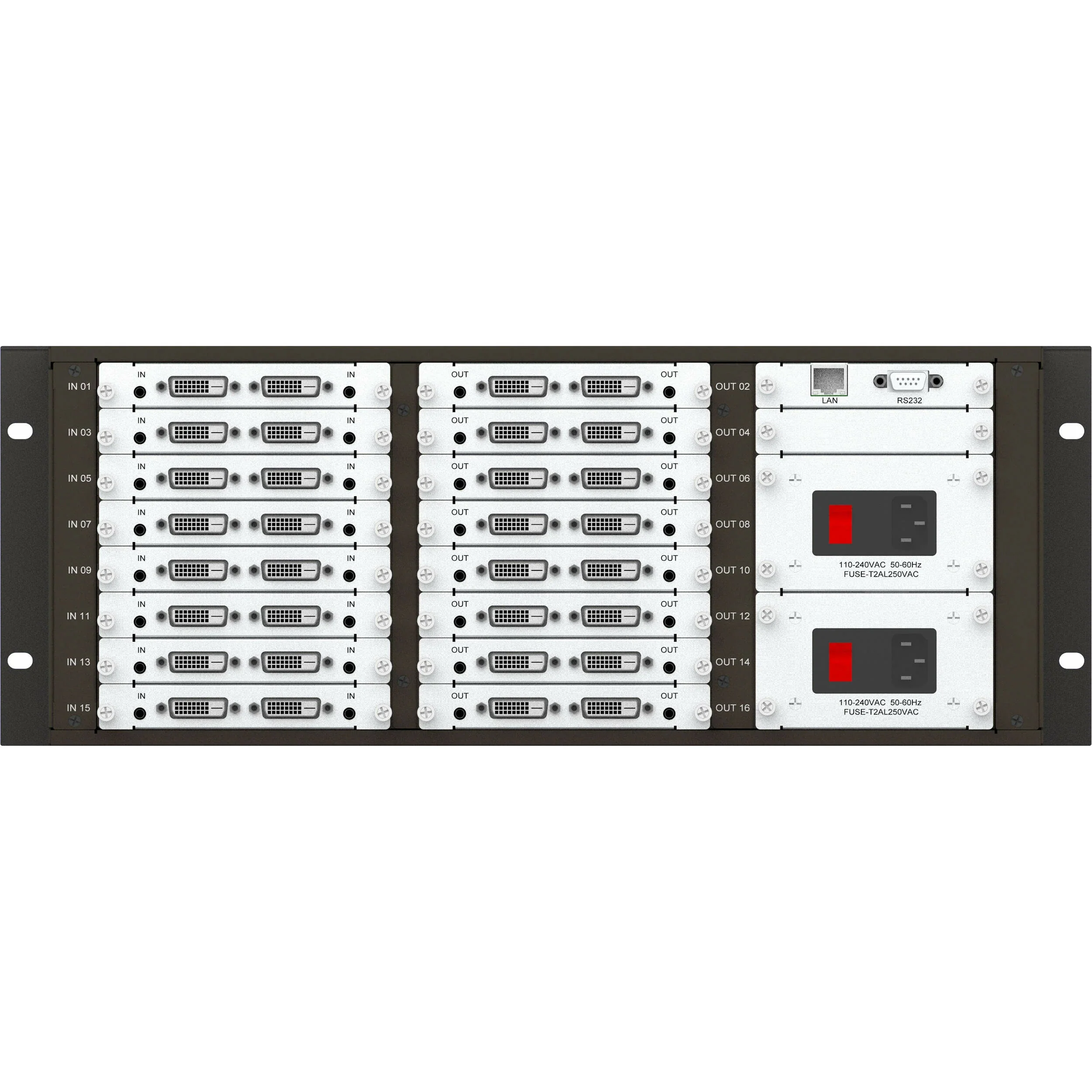 DVDO 4K 16x16 Modular Matrix Chassis - Image 2
