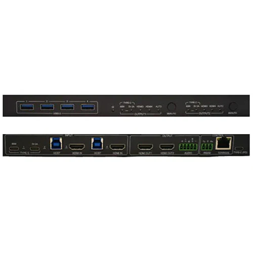 DVDO 4K 4x2 Presentation Switcher with USB-C and HDMI Inputs - Image 2