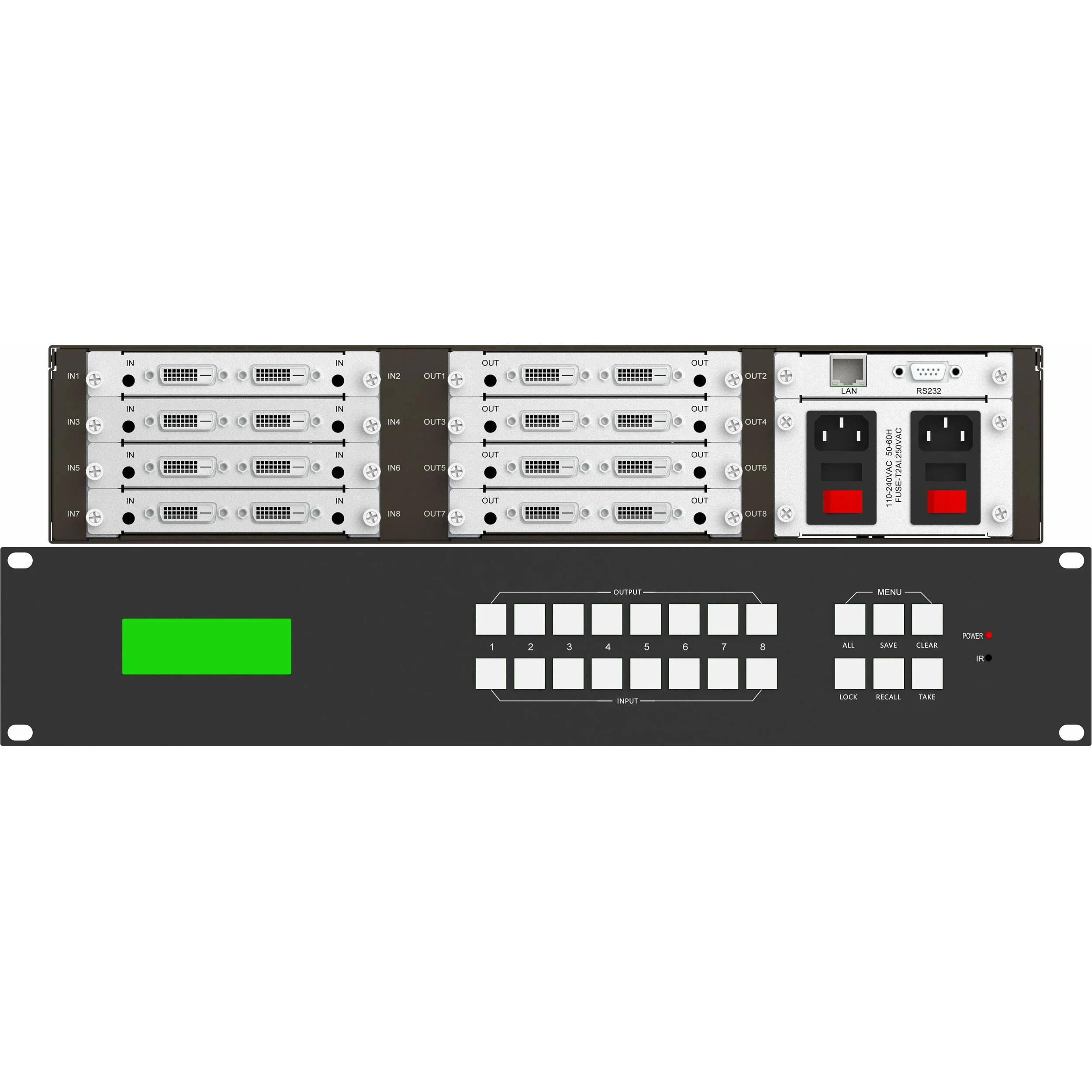 DVDO 4K 8x8 Modular Matrix Chassis