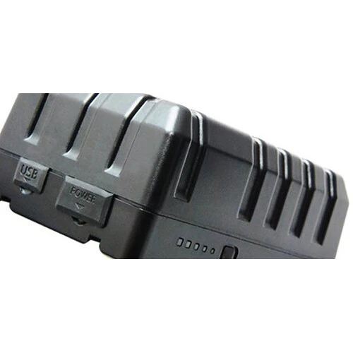 Dynacore D-310MS Rugged 4-Battery Kit with 4-Bay Charger (310Wh, V-Mount) - Image 4