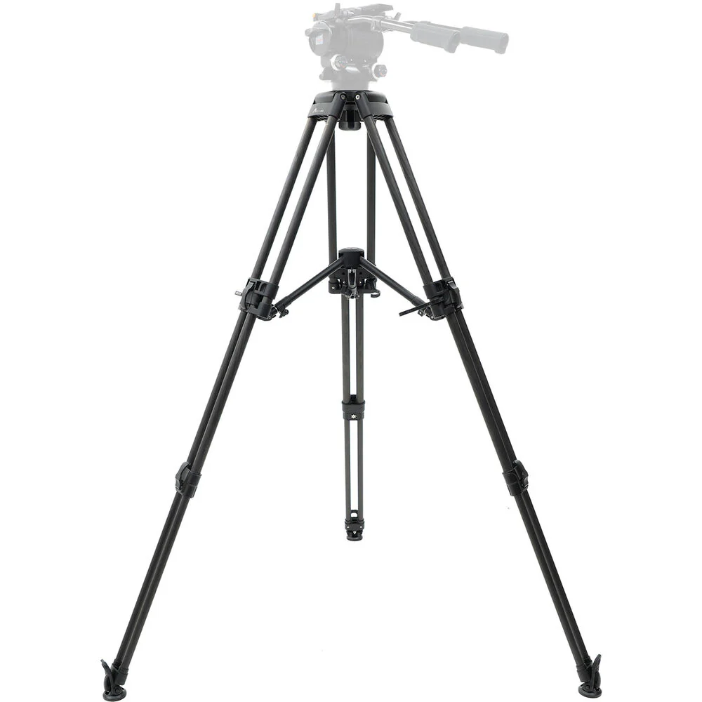 E-Image 2-Stage Carbon Fiber Motus Tripod with 100mm Bowl & Mid-Level Spreader - Image 4